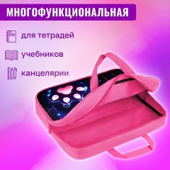 Папка на молнии с ручками BRAUBERG А4, 1 отделение, полиэстер, 80 мм, "Pink lava", 273299 Папка на молнии с ручками BRAUBERG А4, 1 отделение, полиэстер, 80 мм, "Pink lava", 273299 - фото 13