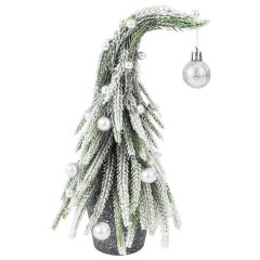 Ель новогодняя искусственная 25 см, "Елка-гном", заснеженная с декором, литой ПЭТ, ЗОЛОТАЯ СКАЗКА, 592515 - фото 2