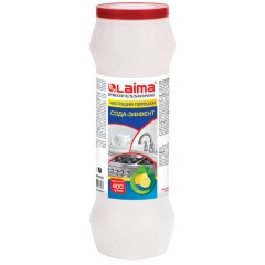 Чистящее средство 400 г, LAIMA PROFESSIONAL Сода-Эффект "Лимон", порошок, 604656