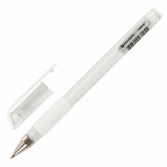 Ручка гелевая с грипом BRAUBERG "White", БЕЛАЯ, пишущий узел 1 мм, линия письма 0,5 мм, 143416 Ручка гелевая с грипом BRAUBERG "White", БЕЛАЯ, пишущий узел 1 мм, линия письма 0,5 мм, 143416 - фото 2