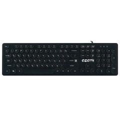 Клавиатура проводная игровая DEFENDER OZOTH GK-106, USB, 104 клавиши, с подсветкой, черная, 45106 - фото 3