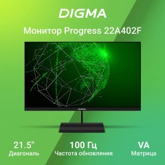 Монитор DIGMA Progress 22A402F 21.8" (55.4 см)/1920x1080/16:9/VA/5ms/250cd/HDMI/DP/черный, 1926959 Монитор DIGMA Progress 22A402F 21.8" (55.4 см)/1920x1080/16:9/VA/5ms/250cd/HDMI/DP/черный, 1926959 - фото 3