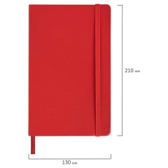 Скетчбук, слоновая кость 140 г/м2 130х210 мм, 80 л., КОЖЗАМ, резинка, BRAUBERG ART CLASSIC, красный, 113193 Скетчбук, слоновая кость 140 г/м2 130х210 мм, 80 л., КОЖЗАМ, резинка, BRAUBERG ART CLASSIC, красный, 113193 - фото 2