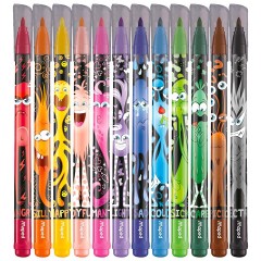 Фломастеры MAPED "COLOR PEP'S Monster", 12 цветов, смываемые, вентилируемый колпачок, 845400 Фломастеры MAPED "COLOR PEP'S Monster", 12 цветов, смываемые, вентилируемый колпачок, 845400 - фото 2