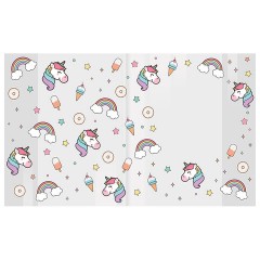 Обложки "UNICORN" для тетрадей и дневников, КОМПЛЕКТ 10 шт., ПЛОТНЫЕ, 210х350 мм, 110 мкм, FUNSTER (ФАНСТЕР), 274084