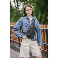 Рюкзак однолямочный HEIKKI PROMPT (ХЕЙКИ), 2 отделения, черный, 30х16х6 см, 273926 - фото 10