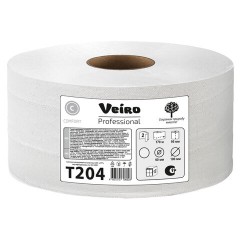 Бумага туалетная 170 м, VEIRO Professional (Система T2), КОМПЛЕКТ 12 шт., Comfort, 2-слойная, T204 - фото 6