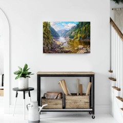 Картина стразами (алмазная мозаика), 40х50 см, ОСТРОВ СОКРОВИЩ "Горная речка", без подрамника, 663867 Картина стразами (алмазная мозаика), 40х50 см, ОСТРОВ СОКРОВИЩ "Горная речка", без подрамника, 663867 - фото 5