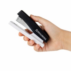 Степлер №24/6, 26/6 BRAUBERG "STYLE MAX", до 30 листов, черный, 272749 - фото 9