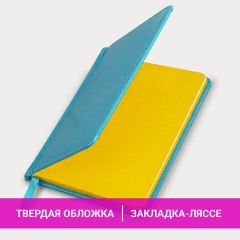 Еженедельник недатированный МАЛЫЙ ФОРМАТ 95х155 мм А6 BRAUBERG "Rainbow", под кожу, 64 л., бирюзовый, 114483 Еженедельник недатированный МАЛЫЙ ФОРМАТ 95х155 мм А6 BRAUBERG "Rainbow", под кожу, 64 л., бирюзовый, 114483 - фото 15