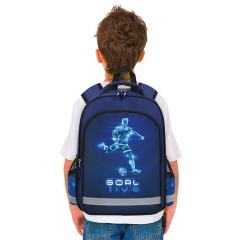 Рюкзак ПИФАГОР SCHOOL, 1 отделение, 3 кармана, "Goal", 38x28х14 см, 271411 Рюкзак ПИФАГОР SCHOOL, 1 отделение, 3 кармана, "Goal", 38x28х14 см, 271411 - фото 7