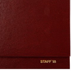 Планинг датированный 2026 300х130 мм, STAFF, гребень, обложка бумвинил, 64 л., бордовый, 117359 Планинг датированный 2026 300х130 мм, STAFF, гребень, обложка бумвинил, 64 л., бордовый, 117359 - фото 4