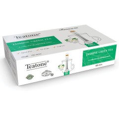 Чай TEATONE зеленый с ароматом жасмина, 100 стиков по 1,8 г, 1242 Чай TEATONE зеленый с ароматом жасмина, 100 стиков по 1,8 г, 1242 - фото 2