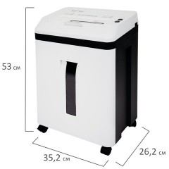 Уничтожитель (шредер) с автоподачей BRAUBERG PROFESSIONAL AUTO FEED CM-150m, HeavyDuty, 5 секретность, 2х13 мм, 150 листов, 20 л, 533131 - фото 9