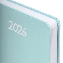 Ежедневник датированный 2026, А5, 138x213 мм, BRAUBERG "Profile", балакрон, мятный, 117074 - фото 3