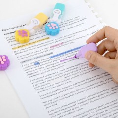 Набор текстовыделителей с топперами 6 ЦВЕТОВ ПАСТЕЛЬ, "ЛАПКИ", линия 1-4 мм, FUNSTER (ФАНСТЕР), 152650 - фото 8