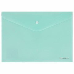 Папка-конверт с кнопкой А4, КОМПЛЕКТ 8 шт., пастельные цвета ассорти, BRAUBERG "PASTEL", 0,18 мм, 272865 Папка-конверт с кнопкой А4, КОМПЛЕКТ 8 шт., пастельные цвета ассорти, BRAUBERG "PASTEL", 0,18 мм, 272865 - фото 4