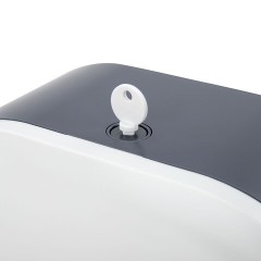 Диспенсер для туалетной бумаги LAIMA PROFESSIONAL SUPER (Система T2), малый, белый, ABS-пластик, 609504 - фото 4