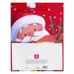 Пакет подарочный НАБОР 4 штуки, новогодний, 18х10х23 см, "Christmas Animals", ЗОЛОТАЯ СКАЗКА, 591956 - фото 7