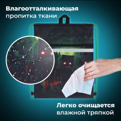 Мешок для обуви BRAUBERG, с петлей, светоотражающая полоса, 2 отделения, 46х36 см, Night warrior, 272396 Мешок для обуви BRAUBERG, с петлей, светоотражающая полоса, 2 отделения, 46х36 см, Night warrior, 272396 - фото 9