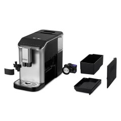 Кофемашина KITFORT КТ-7166, 1350 Вт, объем 1,5 л, для зерен 200 г, автокапучинатор, серебристая - фото 7