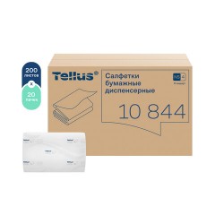 Салфетки Tellus/TORK (Система N4) Xpressnap Universal, 2-слойные, КОМПЛЕКТ 20 шт., 200 шт., белые, 10844 - фото 4