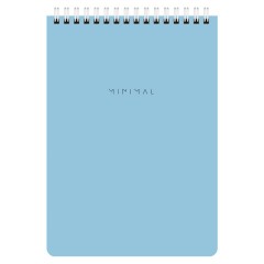 Блокнот А5 146х206 мм, 60 л., гребень, картон, жесткая подложка, клетка, BRAUBERG "Minimal Pastel", 116427 - фото 4