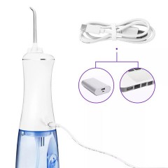 Ирригатор для полости рта KITFORT КТ-2915, портативный, емкость резервуара 0,35 л, 2 насадки, белый - фото 5