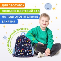 Рюкзак BRAUBERG KIDS PLAY детский, 1 отделение, 3 кармана, "In space", 29х23х12 см, 272051 Рюкзак BRAUBERG KIDS PLAY детский, 1 отделение, 3 кармана, "In space", 29х23х12 см, 272051 - фото 9