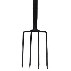 Вилы копальные стальные 19х28 см, ОБЩАЯ ДЛИНА 115 см, деревянный черенок, V-ручка, RABBITEX (РАББИТЕКС) "STANDARD", 700492 - фото 6