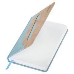 Ежедневник датированный 2026, А5, 138x213 мм, BRAUBERG "Assistant", под кожу, держатель, синий, 117375 - фото 4