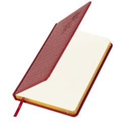 Ежедневник датированный 2026, А5, 138x213 мм, BRAUBERG "Comodo", под кожу, красный, 117048 - фото 4