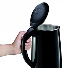 Чайник TEFAL KO260830, 1,7 л, 2150 Вт, закрытый нагревательный элемент, двойные стенки, пластик, черный, 7211002465 Чайник TEFAL KO260830, 1,7 л, 2150 Вт, закрытый нагревательный элемент, двойные стенки, пластик, черный, 7211002465 - фото 5
