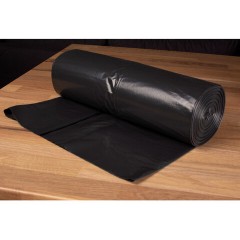 Мешки строительные для мусора 240 л, ЭКСТРАПРОЧНЫЕ, черные, в рулоне 10 шт., ПВД, 60 мкм, YORK, 090070 - фото 3