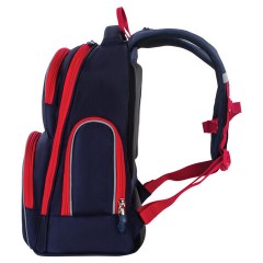 Рюкзак BRAUBERG CLASSIC, легкий каркас, премиум материал, "Lion", синий, 37х32х21 см, 228829 Рюкзак BRAUBERG CLASSIC, легкий каркас, премиум материал, "Lion", синий, 37х32х21 см, 228829 - фото 3