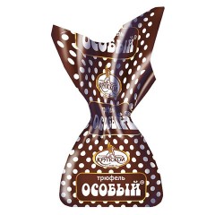 Конфеты шоколадные ФАБРИКА ИМ. КРУПСКОЙ "Особый трюфель", обсыпанный какао, 1000 г, пакет, 40585 - фото 3