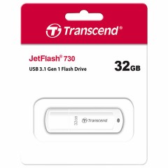 Флеш-диск 32 GB TRANSCEND JetFlash 730, USB 3.1, белый, TS32GJF730 Флеш-диск 32 GB TRANSCEND JetFlash 730, USB 3.1, белый, TS32GJF730 - фото 3
