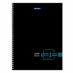 Тетрадь А4, 96 л., BRAUBERG, гребень, клетка, глянцевый лак, "Dark", 404060 - фото 4