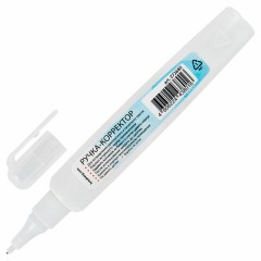 Ручка-корректор с улучшенным пластиковым наконечником BRAUBERG RESTART, 9 мл, 272685 Ручка-корректор с улучшенным пластиковым наконечником BRAUBERG RESTART, 9 мл, 272685 - фото 3