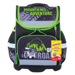 Ранец ЮНЛАНДИЯ WISE, 1 отделение, 3 кармана, устойчивое дно, "Offroad", 37х29х15 см, 228814 - фото 3