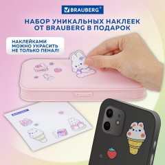 Пенал пластиковый BRAUBERG, пастельный розовый, наклейки в комплекте, 21х9х3 см, 272271 Пенал пластиковый BRAUBERG, пастельный розовый, наклейки в комплекте, 21х9х3 см, 272271 - фото 16