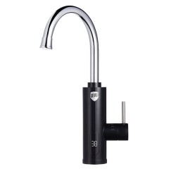 Водонагреватель проточный электрический ROYAL THERMO QuickTap, 3,3 кВт, 1,48 л/м, кран, черный, НС-1588899 - фото 2