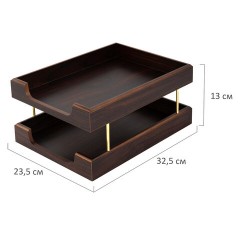 Набор подарочный настольный BESTAR "Artemis" из дерева, 10 предметов, цвет "орех", 236357 - фото 11