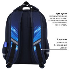 Рюкзак BRAUBERG OPTIMA, 2 отделения, с брелоком, "Night driver", 36х27х18 см, 272096 Рюкзак BRAUBERG OPTIMA, 2 отделения, с брелоком, "Night driver", 36х27х18 см, 272096 - фото 16