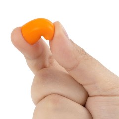 Беруши одноразовые пенополиуретановые со шнурком, 1 пара в пакете, SNR 43 дБ, RABBITEX (РАББИТЕКС), 671313 - фото 6