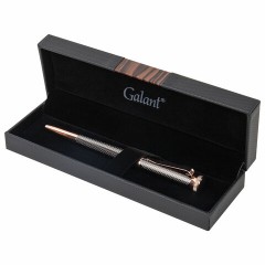 Ручка подарочная шариковая GALANT "Taut", корпус оружейный металл, детали розовое золото, узел 0,7 мм, линия письма 0,5 мм, синяя, 144170 Ручка подарочная шариковая GALANT "Taut", корпус оружейный металл, детали розовое золото, узел 0,7 мм, линия письма 0,5 мм, синяя, 144170 - фото 9