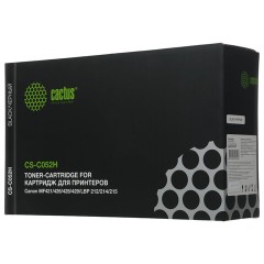 Картридж лазерный CACTUS (CS-C052H) для Canon MF421/426/428/429/LBP 212/214/215, ресурс 9200 страниц