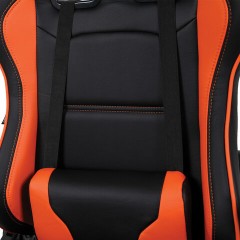 Кресло компьютерное BRABIX "GT Racer GM-100", две подушки, экокожа, черное/оранжевое, 531925 Кресло компьютерное BRABIX "GT Racer GM-100", две подушки, экокожа, черное/оранжевое, 531925 - фото 9