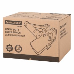 Дырокол металлический МОЩНЫЙ BRAUBERG "EXTRA Heavy duty", до 110 листов, черно-синий, 272721 Дырокол металлический МОЩНЫЙ BRAUBERG "EXTRA Heavy duty", до 110 листов, черно-синий, 272721 - фото 2