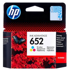 Картридж струйный HP (F6V24AE) DeskJet 2135/3635/3835/4535/4675/1115, №652, цветной, оригинальный ресурс 200 стр. - фото 3